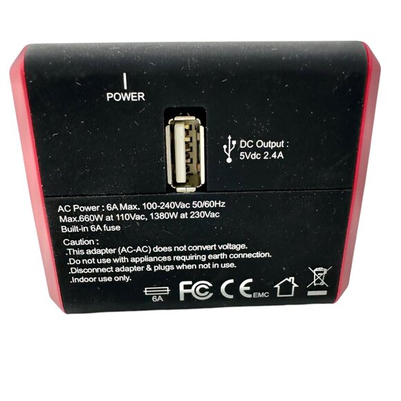 Samsonite Universal Travel Adapter With USB Port UK EUR USA AUST - Picture 3 of 9